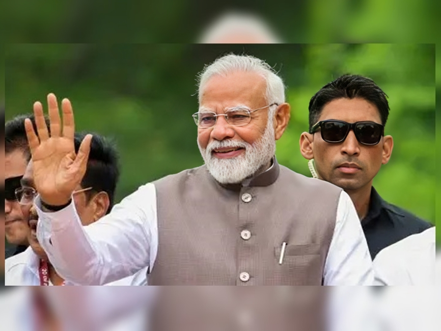 మిజోరం చేరుకున్న ప్రధాని మోదీ