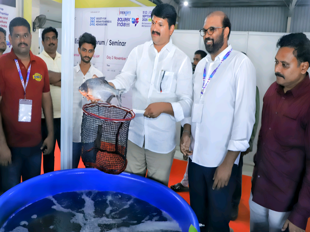 ఆక్వా ఎక్స్‌పో ఇండియాలో మాజీ ఎమ్మెల్యే