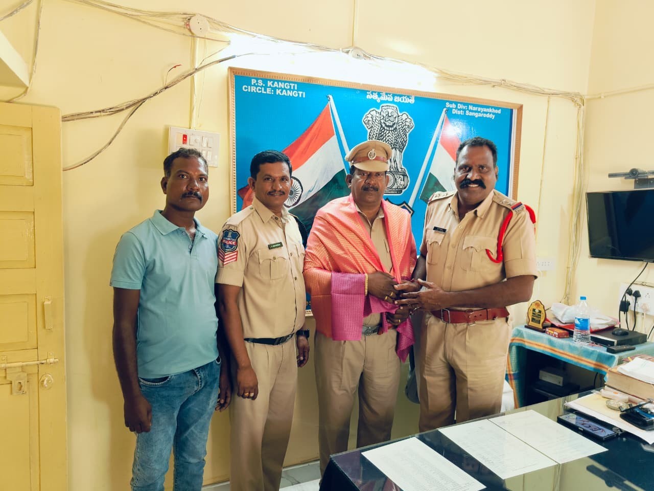 కంగ్టి ఏఎస్ఐగా రవీందర్ గౌడ్