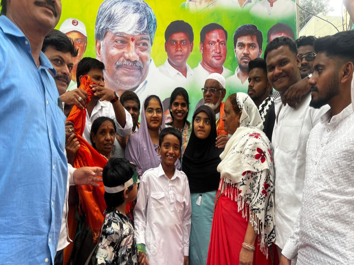 మిలాద్ ఉన్ నబీ వేడుకల్లో కార్పొరేటర్ సామల హేమ