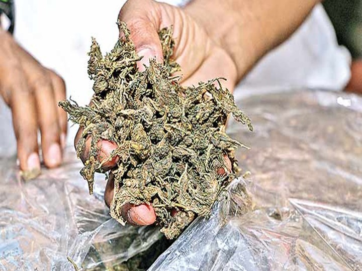 గంజాయి తరలిస్తున వాహనం పట్టివేత