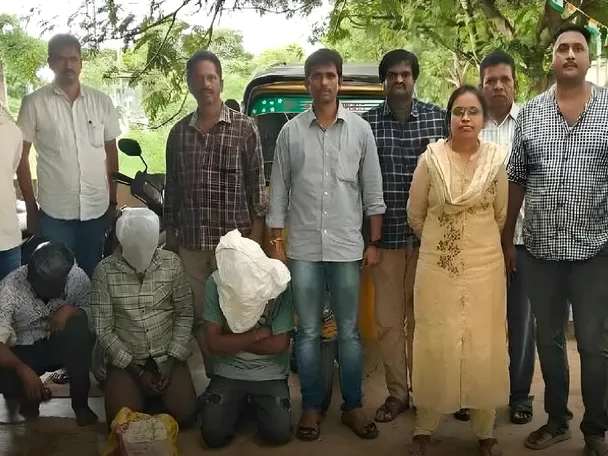 గంజాయి విక్రేతల  అరెస్టు