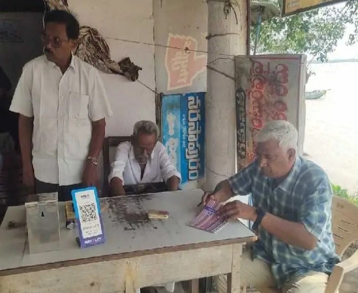పంటి రేవును తనిఖీ చేసిన ఎంపీడీవో