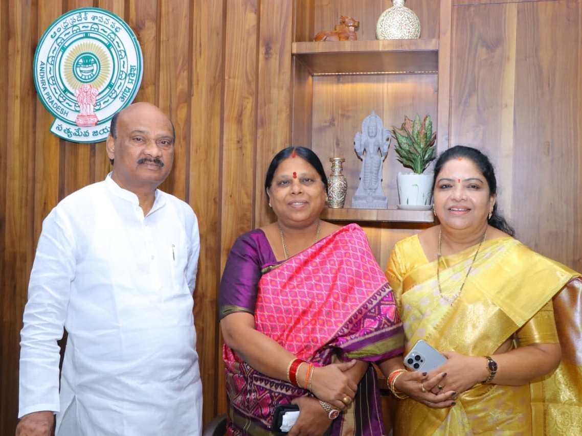 స్పీకర్‌తో ఎమ్మెల్యే భేటీ