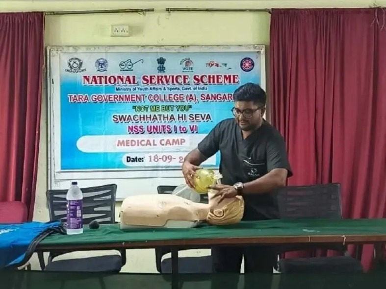 డిగ్రీ కళాశాలలో సీపీఆర్ పై అవగాహన