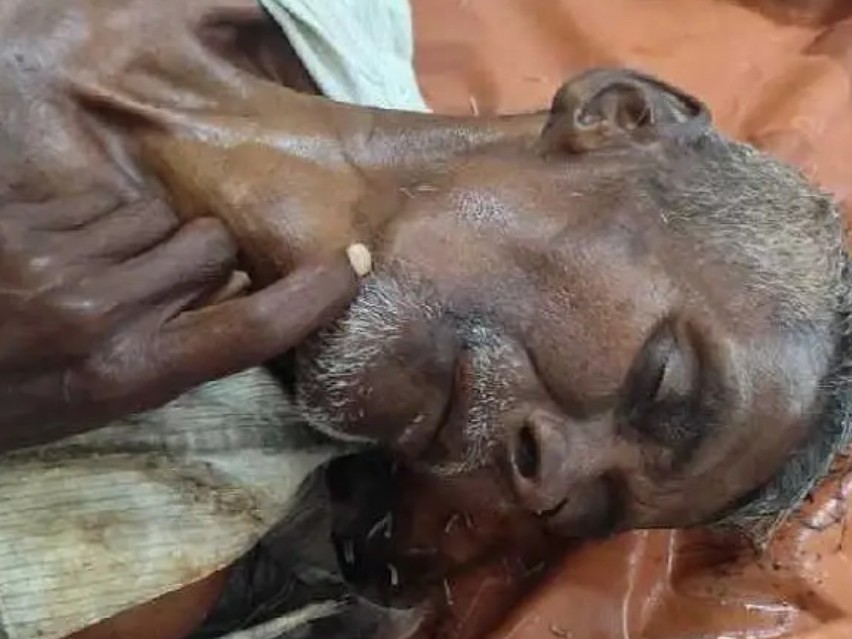 కుప్పంలో గుర్తు తెలియని వృద్ధుడు మృతి