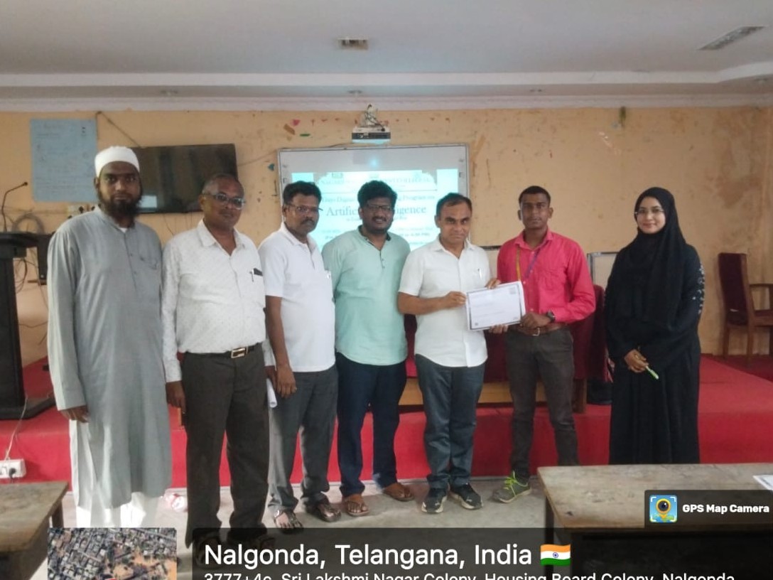 AI శిక్షణ సర్టిఫికెట్లు ప్రధానం