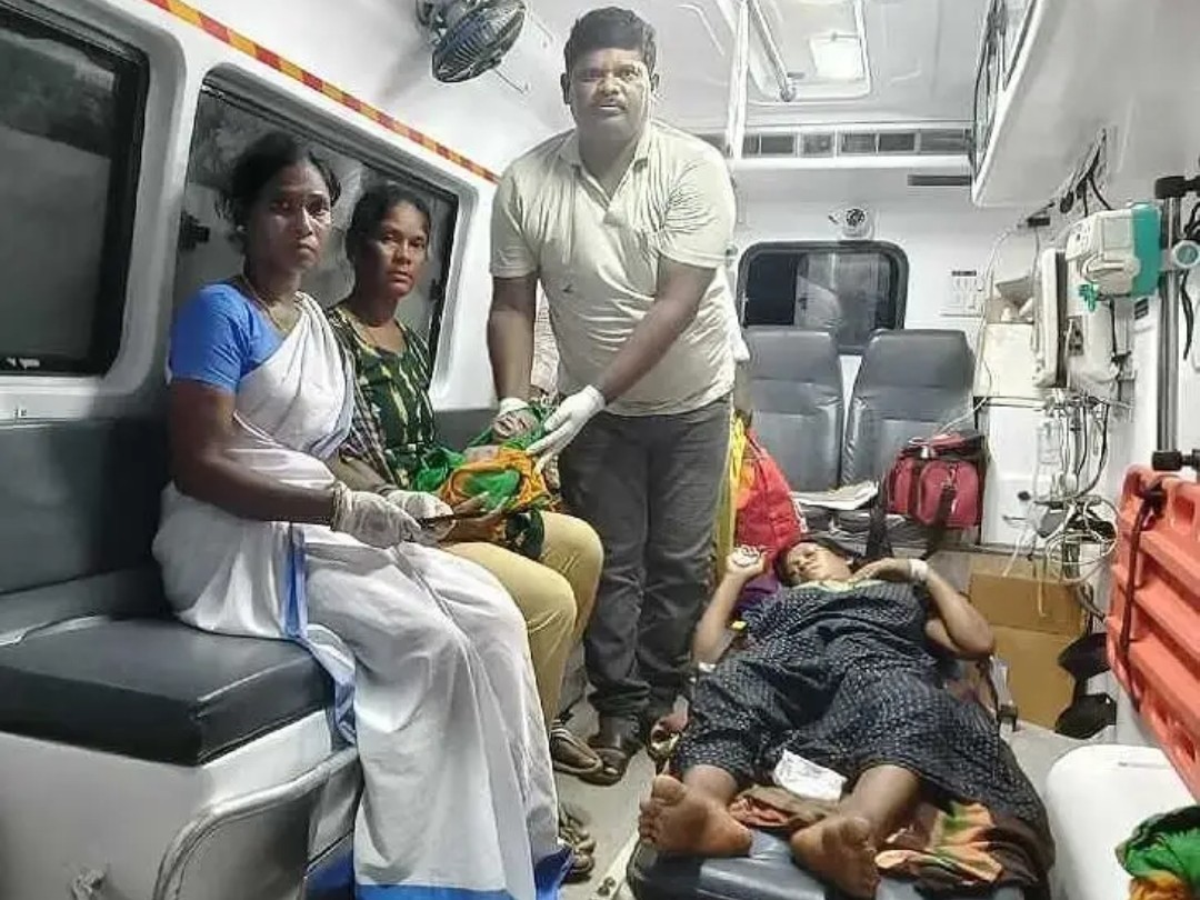 అర్ధరాత్రి 108లో గర్భిణీ సుఖప్రసవం