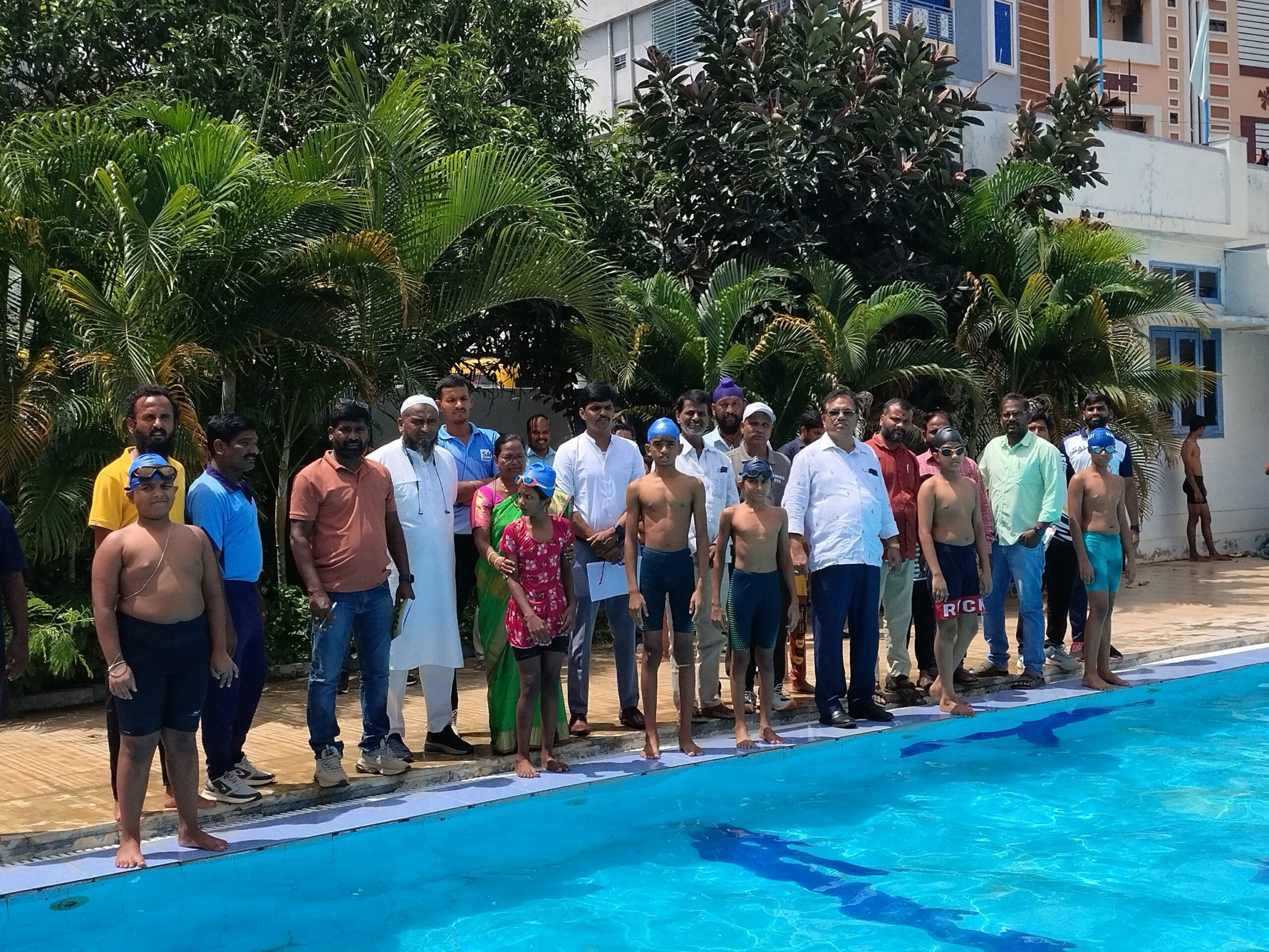 సంగారెడ్డిలో ఉమ్మడి జిల్లా స్విమ్మింగ్ పోటీలు
