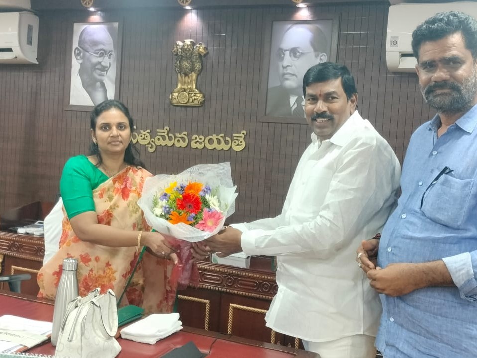 కలెక్టర్‌ను కలిసిన ఆలూరు ఎమ్మెల్యే