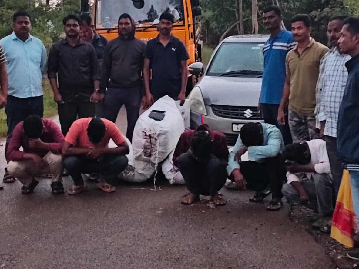 జిల్లాలో 100 కేజీల గంజాయి స్వాధీనం