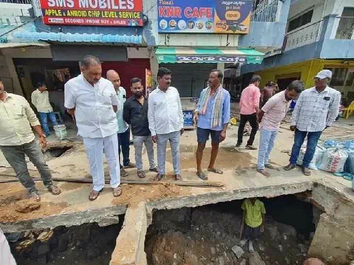 డ్రైనేజీ మరమ్మతు పనులు ప్రారంభం