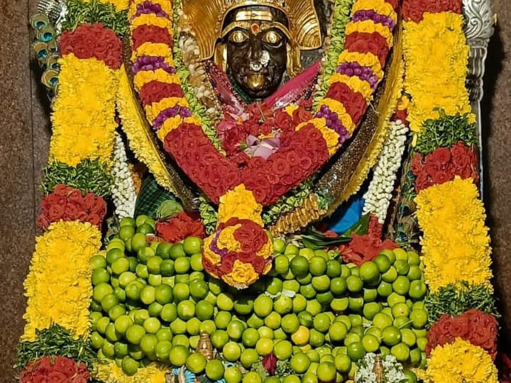 చంద్రఘంటా దేవి అలంకరణలో అమ్మవారు దర్శనం