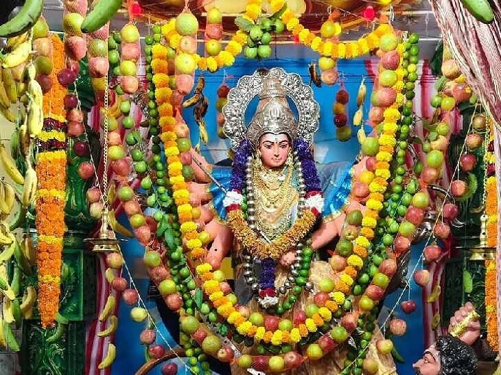 అన్నపూర్ణాదేవి అవతారంలో చోడవరం దుర్గమ్మ
