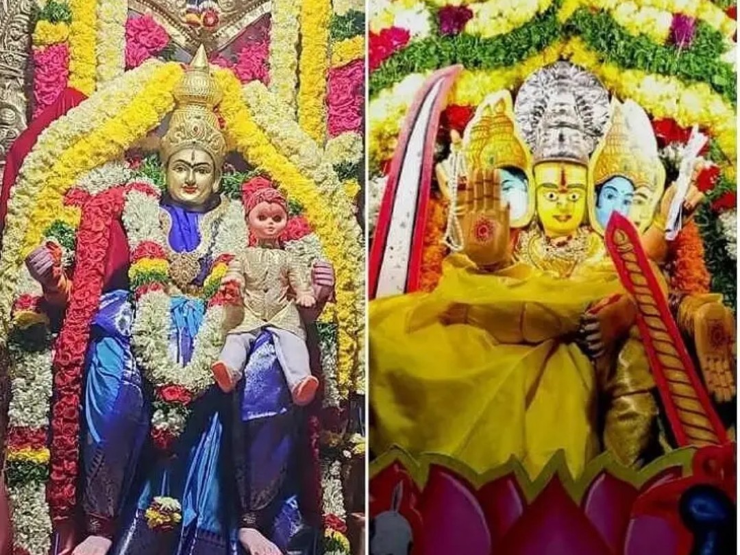 ప్రత్యేక అలంకారంలో అమ్మవారి దర్శనం