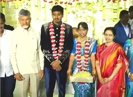 నిమ్మల కుమార్తె వివాహం.. హాజరైన సీఎం
