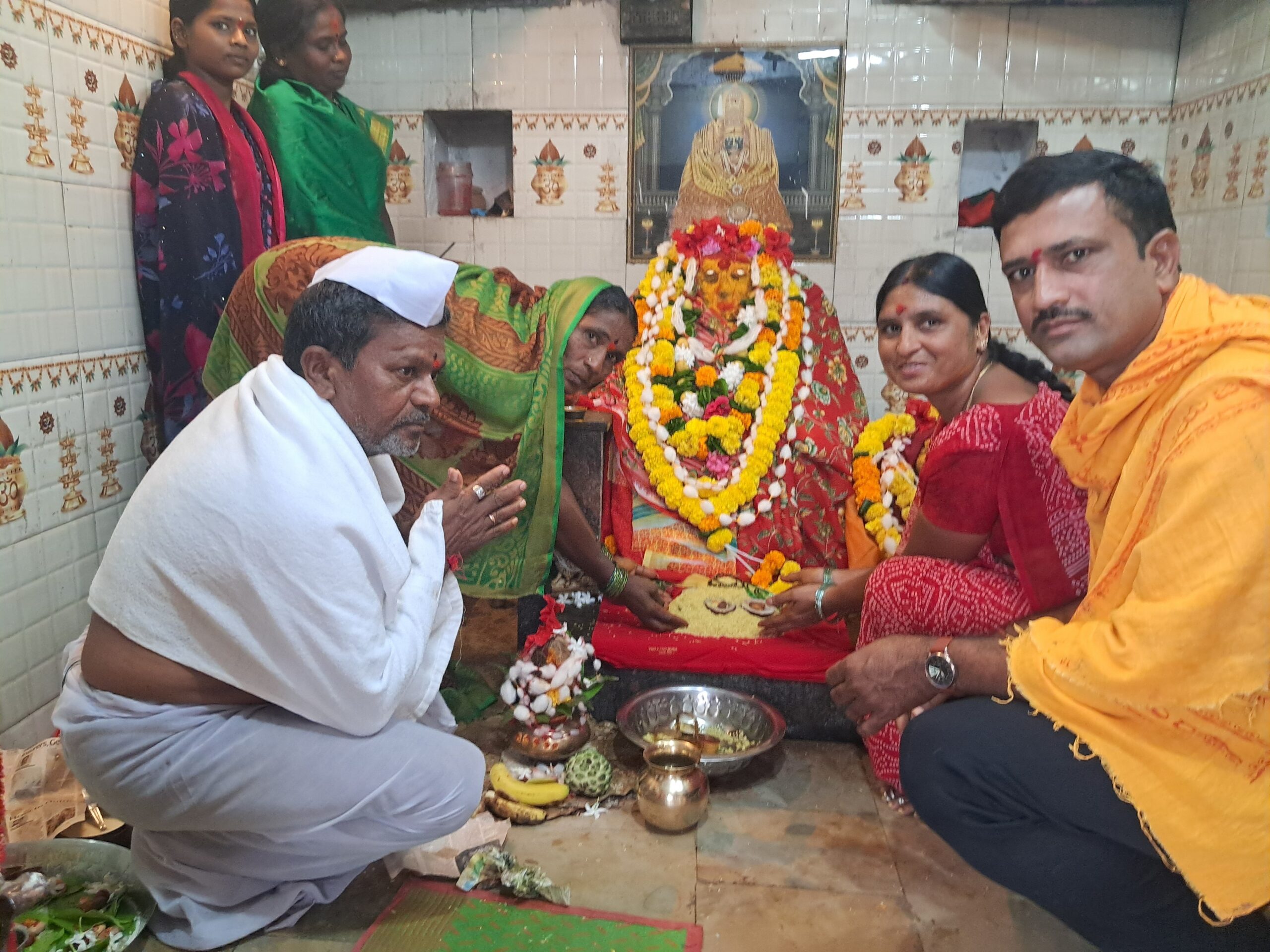 కాత్యాయని అమ్మవారి రూపంలో పోచమ్మ