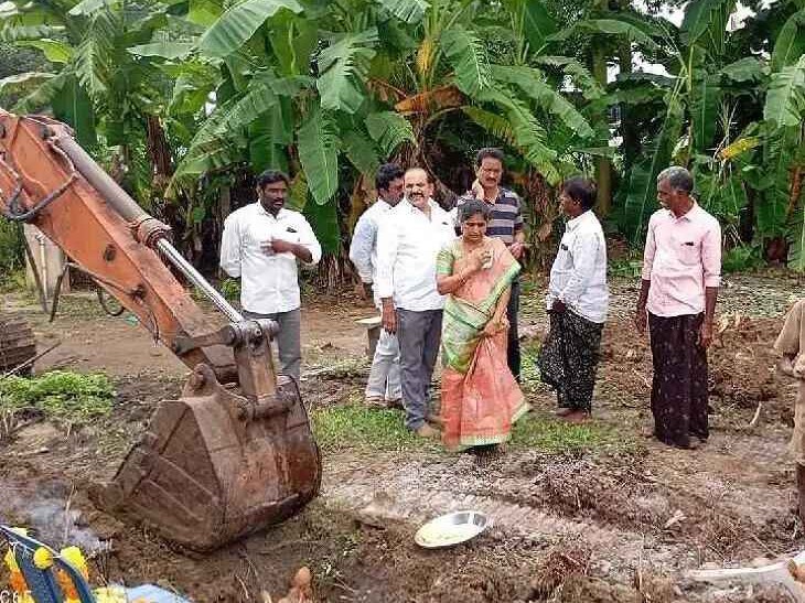 వాటర్ ట్యాంకు నిర్మాణానికి శంకుస్థాపన