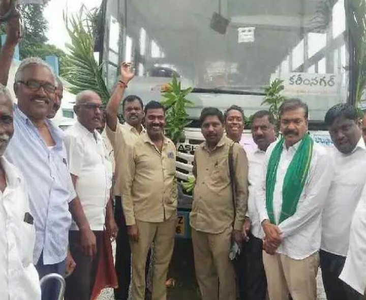 పలు గ్రామాల్లో బస్సు సేవలు ప్రారంభం