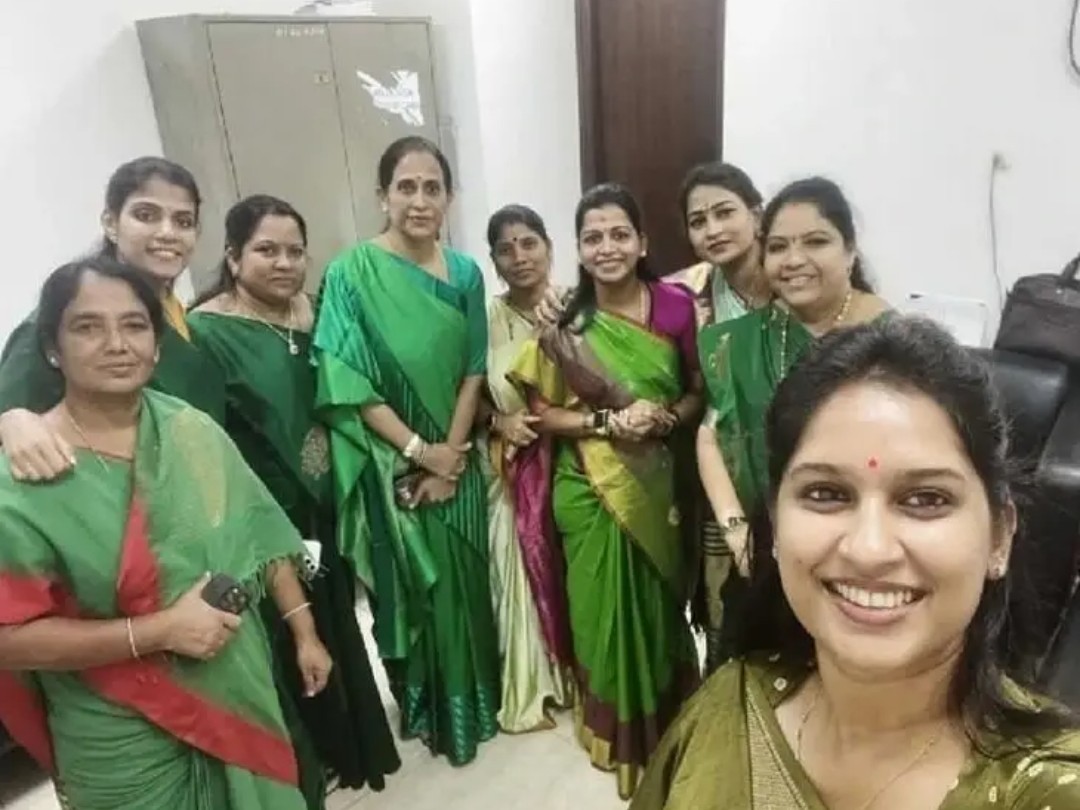 ఆకుపచ్చ చీరతో అసెంబ్లీకి కడప ఎమ్మెల్యే