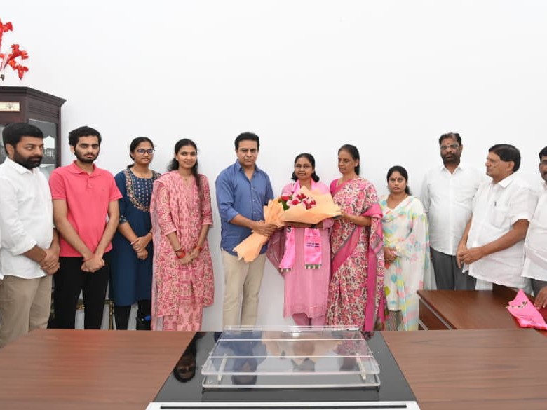 కేటీఆర్‌ను కలిసిన మాగంటి సునీత