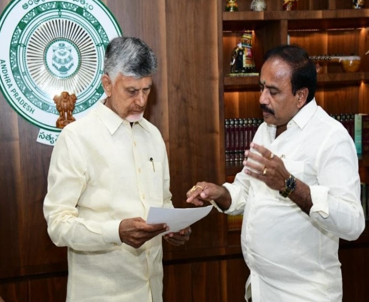 ముఖ్యమంత్రిని కలిసిన ఎమ్మెల్యే కొండయ్య