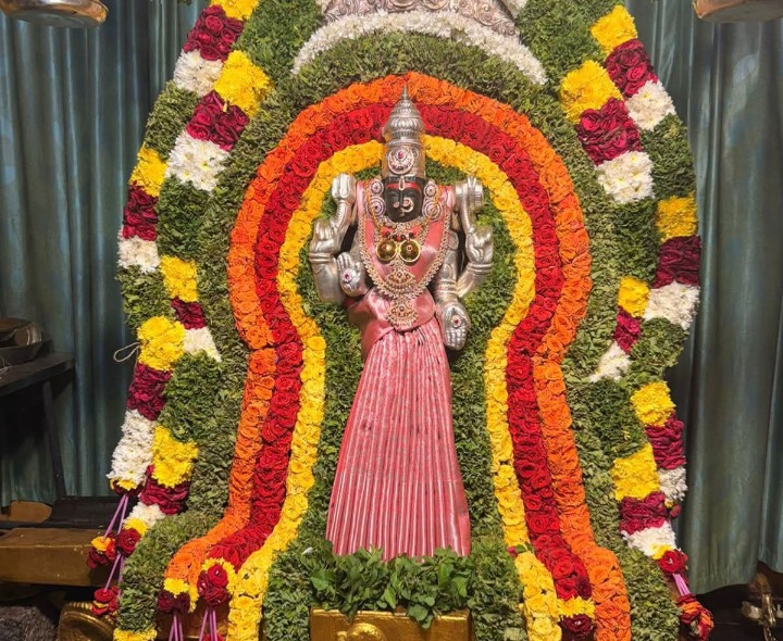 విశేష అలంకరణలో పార్వతీ దేవి దర్శనం