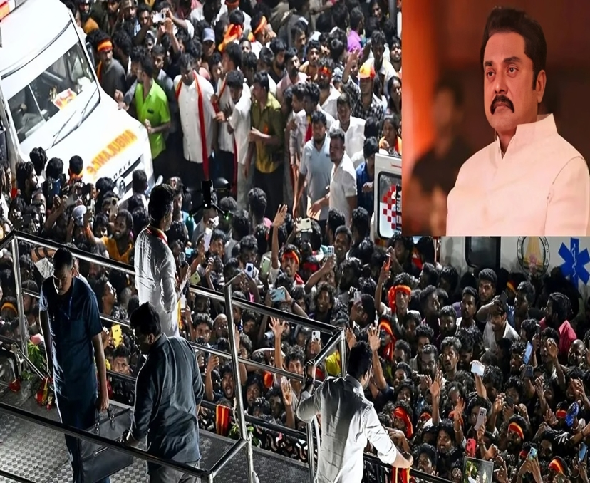 విజయ్ ర్యాలీలో తొక్కిసలాట.. నటుడు ఫైర్
