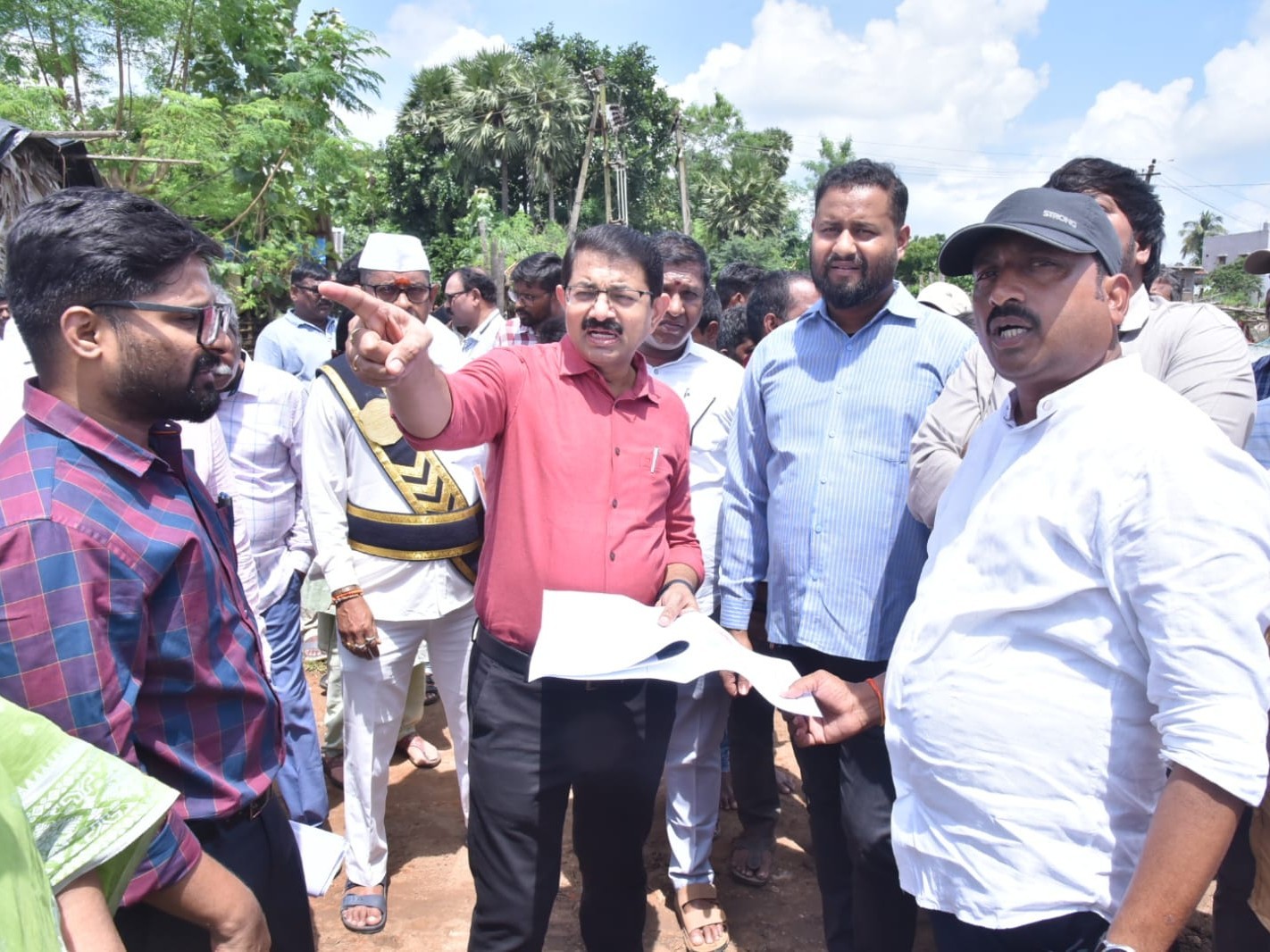 సీఎం పర్యటన ఏర్పాట్లను పరిశీలించిన కలెక్టర్