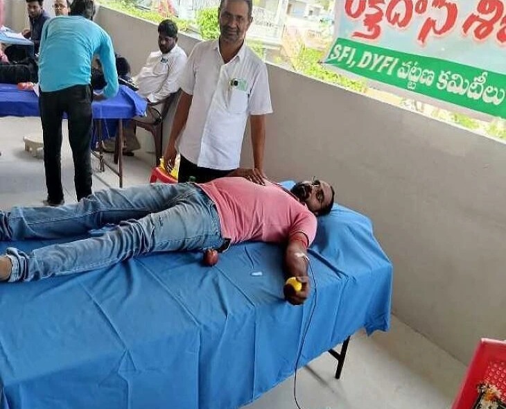 కనిగిరిలో మోగా రక్తదాన శిబిరం