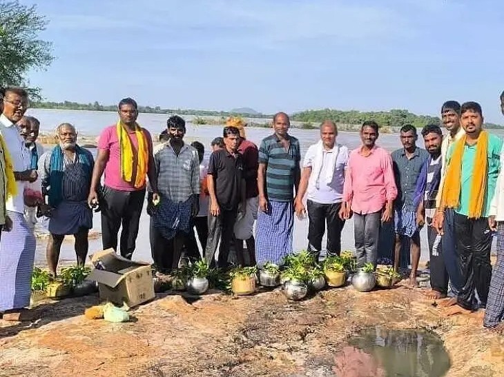 గోదావరి నది నీటితో గ్రామదేవతలకు జలాభిషేకం
