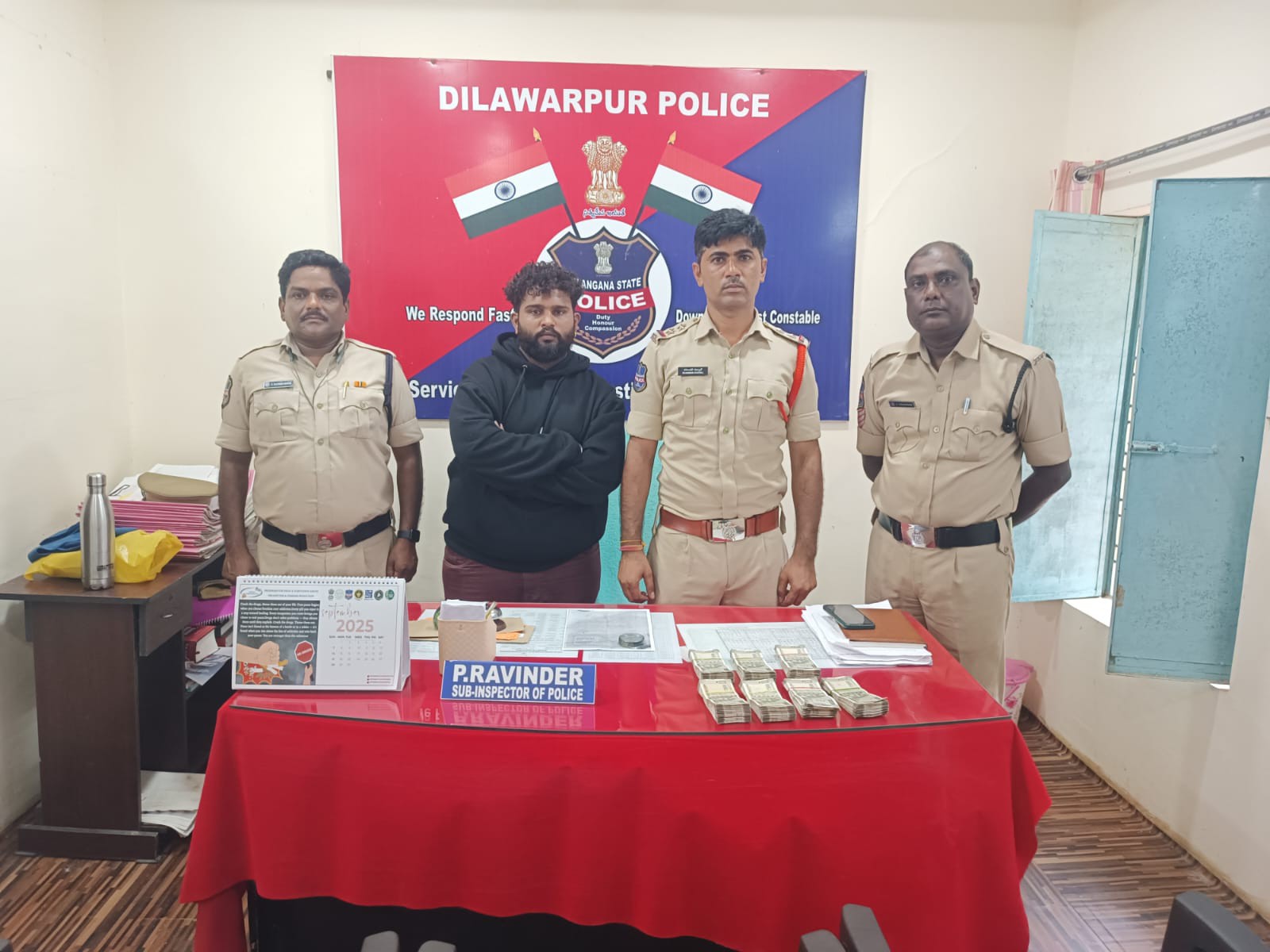 దిలావర్పూర్‌లో నగదు పట్టివేత