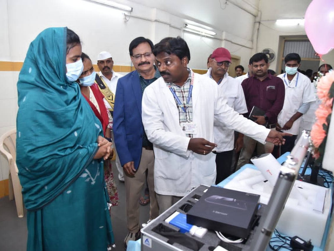 ఆసుపత్రిలో కొత్త సదుపాయాల ప్రారంభించిన కలెక్టర్