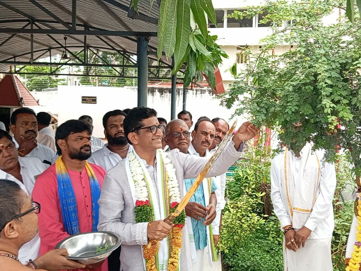 శమీ  పూజా కార్యక్రమంలో పాల్గొన్న ఎమ్మెల్యే