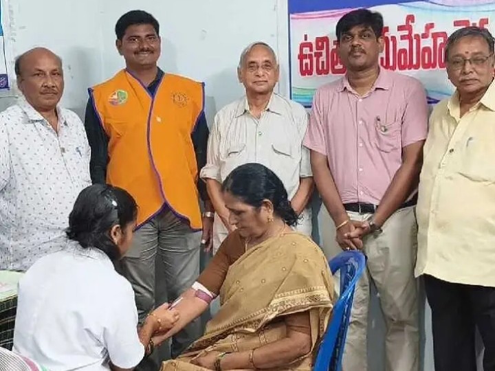 తాడేపల్లిగూడెంలో 110 మందికి రక్త పరీక్షలు