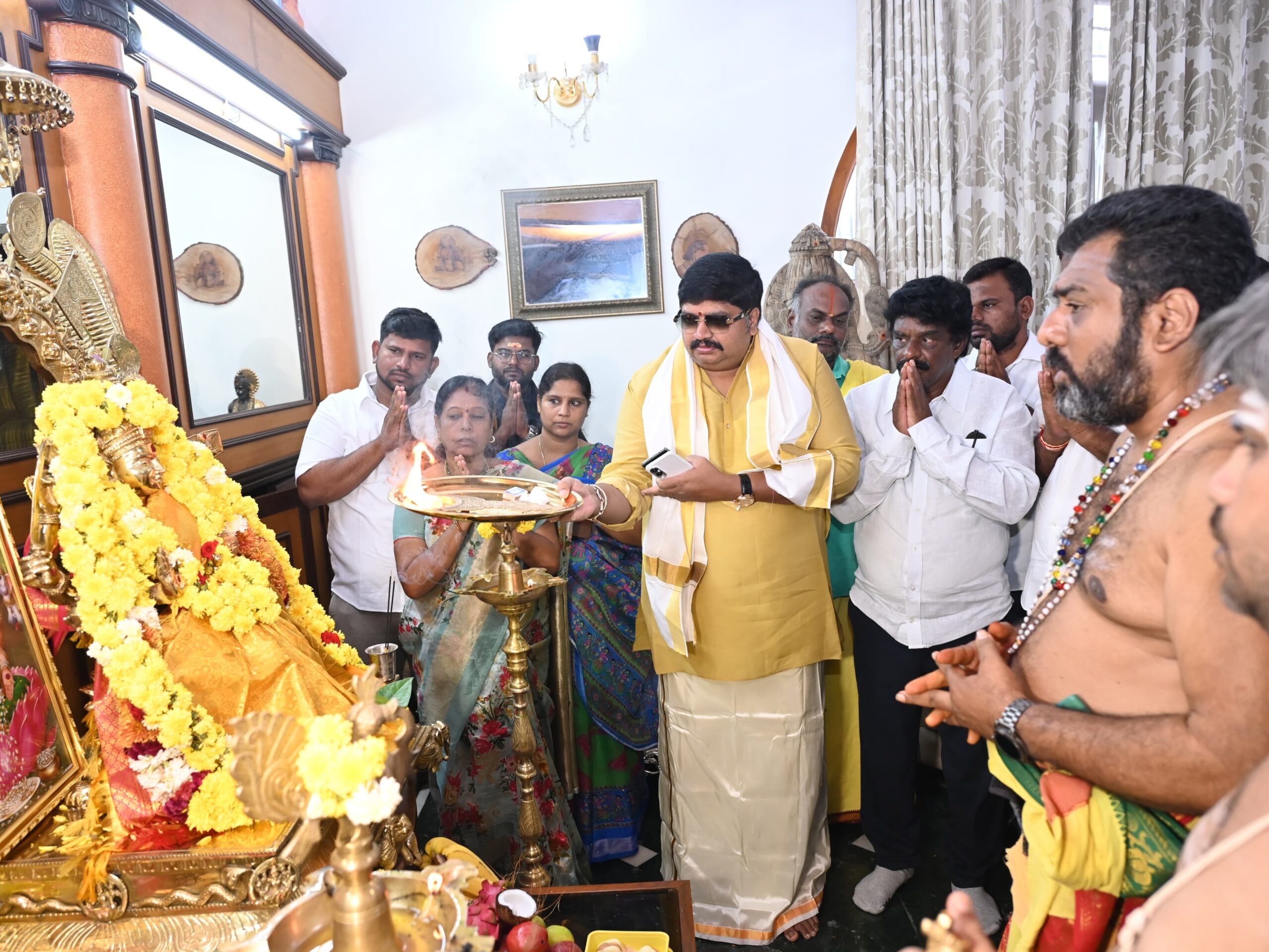 MLA కార్యాలయంలో ఆయుధ పూజ