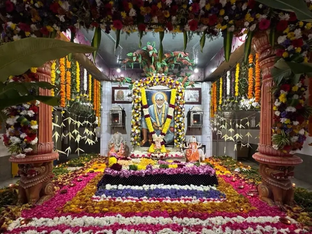 సాయి బాబా ఆలయంలో దసరా వేడుకలు