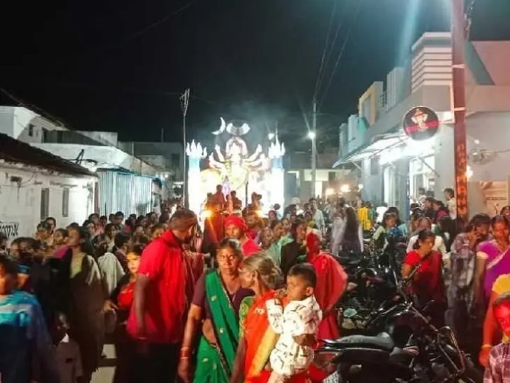 ఏర్గట్లలో దుర్గమ్మ శోభాయాత్ర