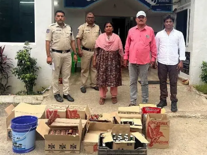 అక్రమ మద్యం సీజ్.. నిందితురాలు అరెస్ట్