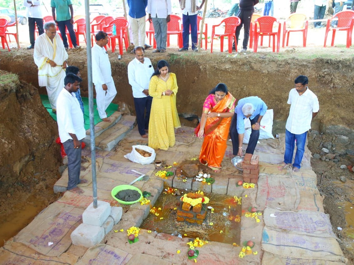 పెద్దవరంలో నాన్ ఫెర్రస్ మెటల్ ఇండస్ట్రీ శంకుస్థాపన