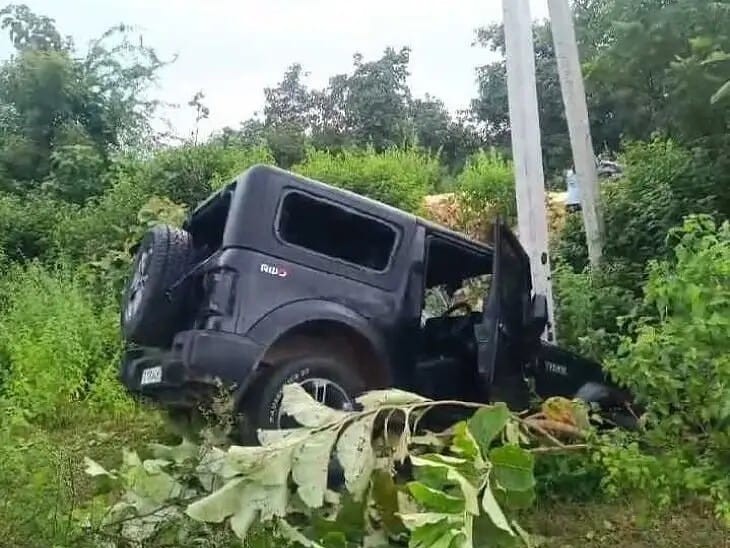రోడ్డు ప్రమాదం.. తప్పిన ముప్పు