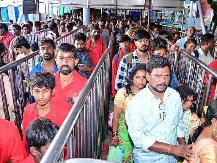 కొనసాగుతున్న భక్తుల రద్దీ