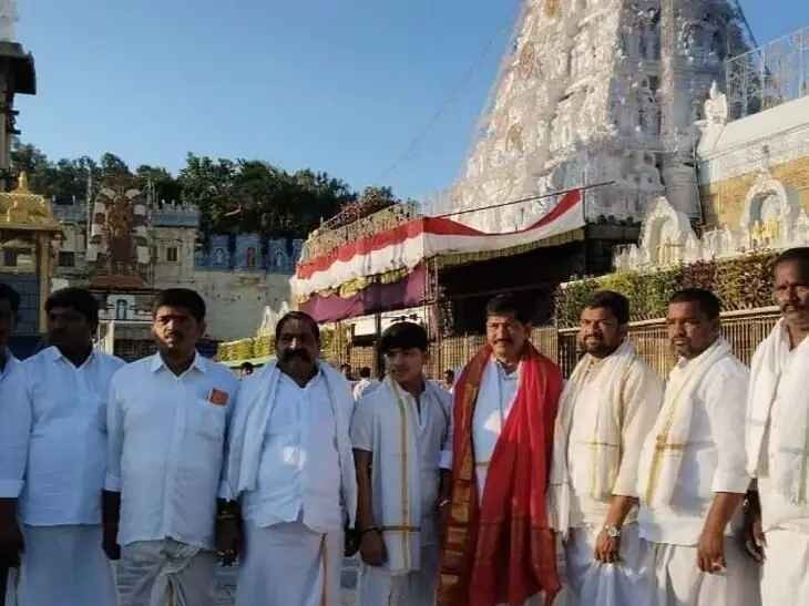 తిరుమల శ్రీవారిని దర్శించుకున్న ఎంపీ బస్తిపాటి నాగరాజు