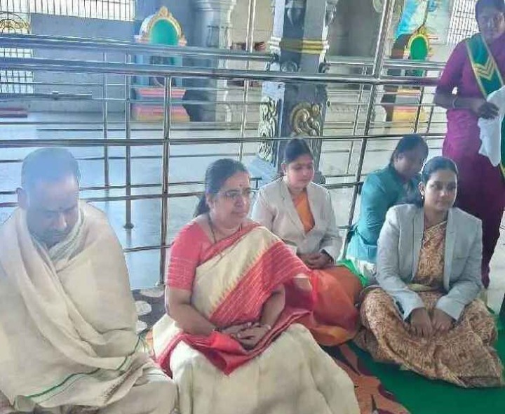 నరసింహస్వామిని దర్శించుకున్న హైకోర్టు న్యాయమూర్తి