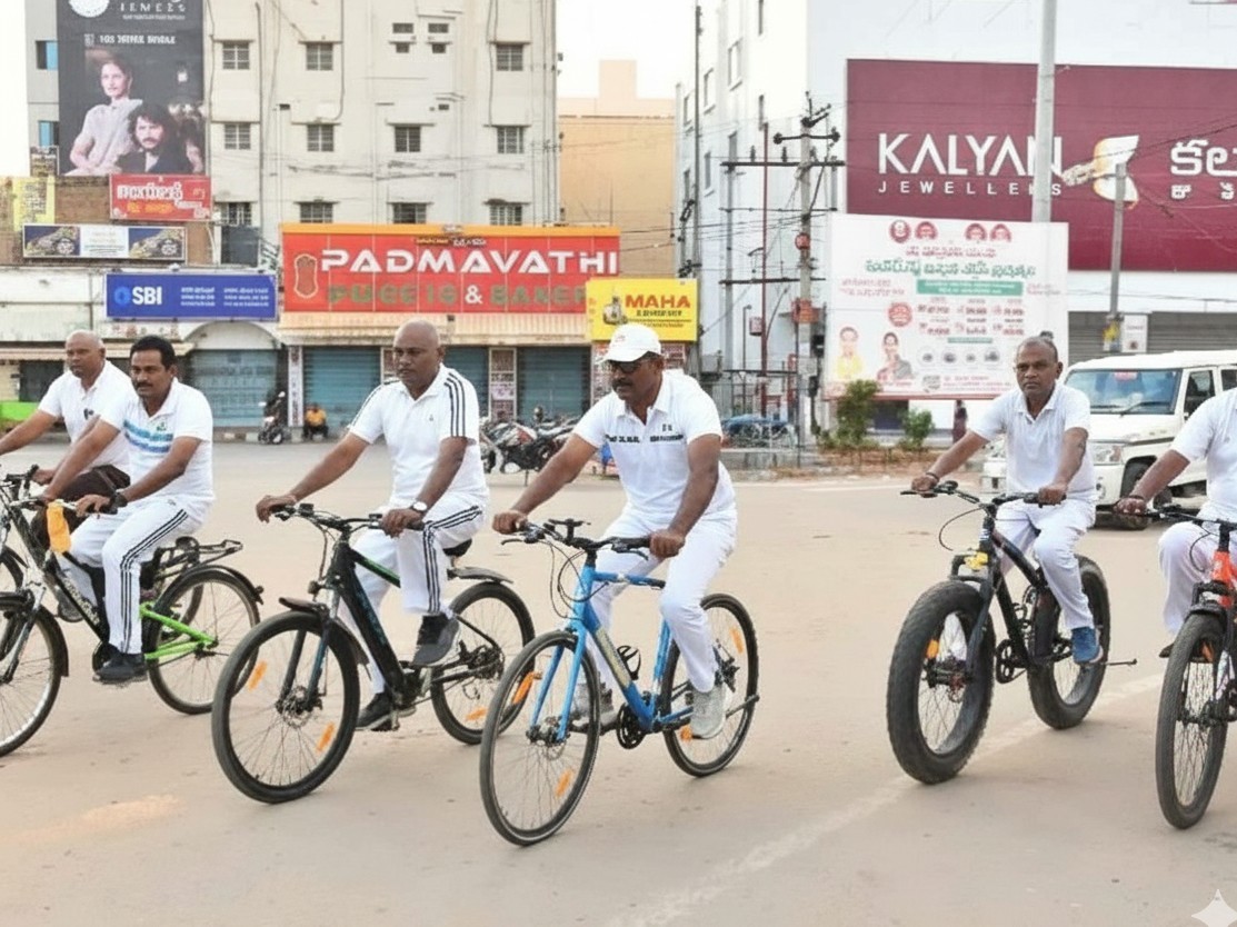 సైక్లింగ్‌తో ఆరోగ్యాన్ని కాపాడుకుందాం: ఎస్పీ