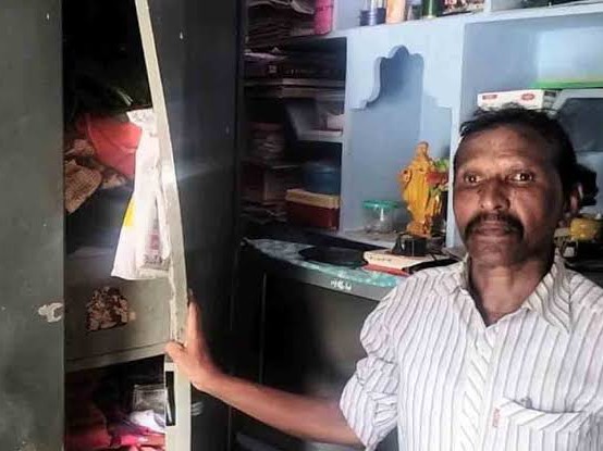మధిర పట్టణంలో భారీ చోరీ
