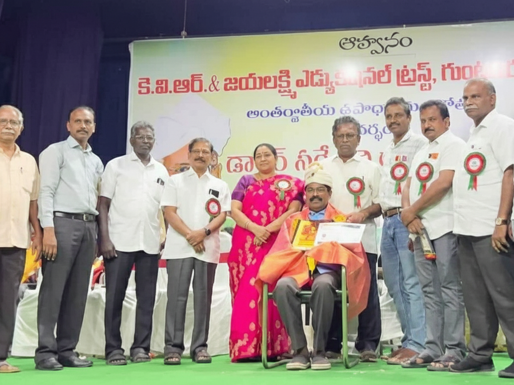జాతీయ ఉత్తమ ఉపాధ్యాయుడికి రాధాకృష్ణ అవార్డు