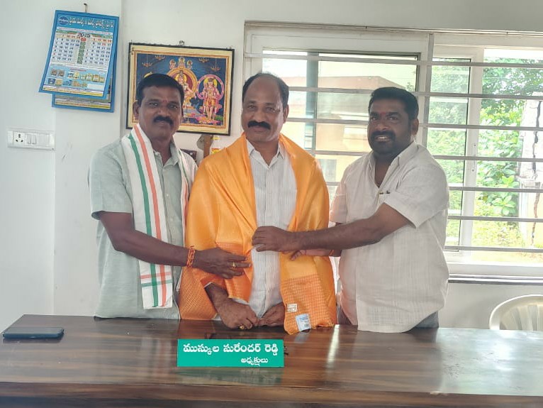 రెడ్డి సంఘం అధ్యక్షునికి ఘనంగా సన్మానం