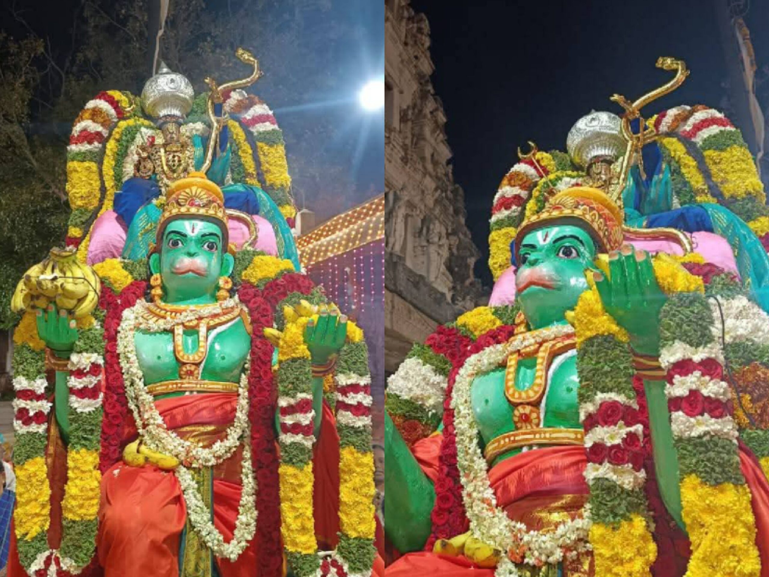హనుమద్ వాహనంపై స్వామి దర్శనం