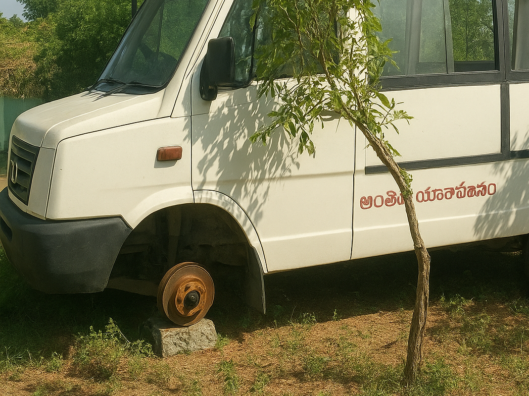 వాహనం ఇలా.. అంతిమ యాత్ర ఎలా!